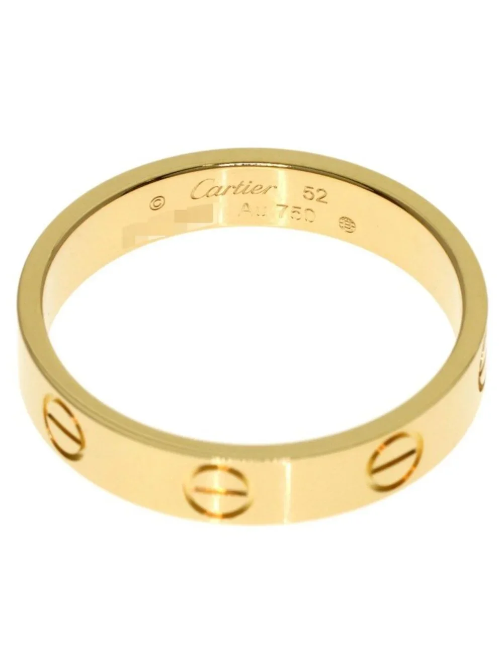 Cartier Mini Love Ring 52 18k Yellow Gold
